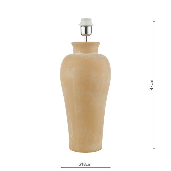 Sasha Terracotta Table Lamp Base Only - Image 9