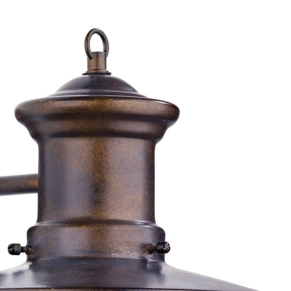 Sedgewick Outdoor Wall Light Bronze Glass IP44 - Image 3
