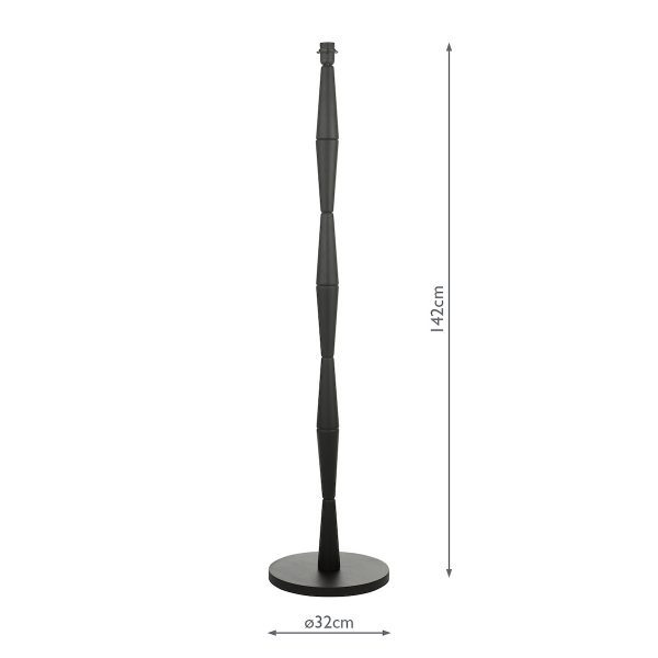 Sierra Floor Lamp Black Base Only - Image 8