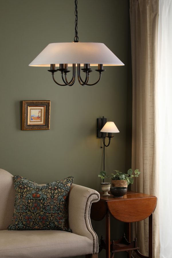 Sivan Wall Light Matt Black With Shade - Image 4