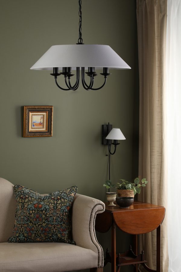 Sivan Wall Light Matt Black With Shade - Image 5