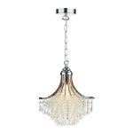 Suri 1 Light Pendant Crystal Polished Chrome