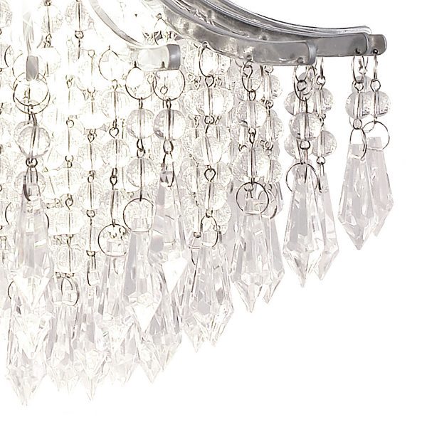 Suri 1 Light Pendant Crystal Polished Chrome - Image 3