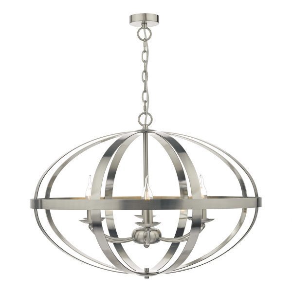 Symbol 6lt Pendant Satin Chrome