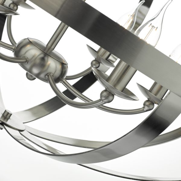 Symbol 6lt Pendant Satin Chrome - Image 3