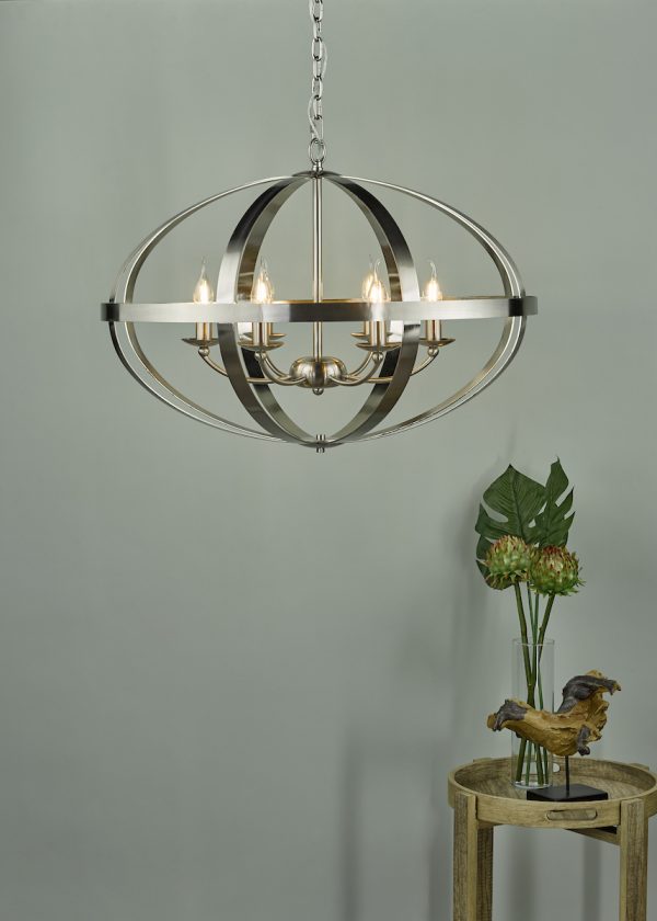 Symbol 6lt Pendant Satin Chrome - Image 4