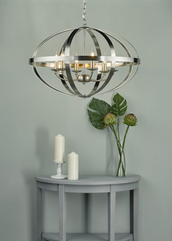 Symbol 6lt Pendant Satin Chrome - Image 5
