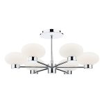 System 6 Light Semi Flush Polished Chrome