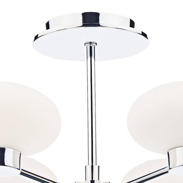 System 6 Light Semi Flush Polished Chrome - Image 2
