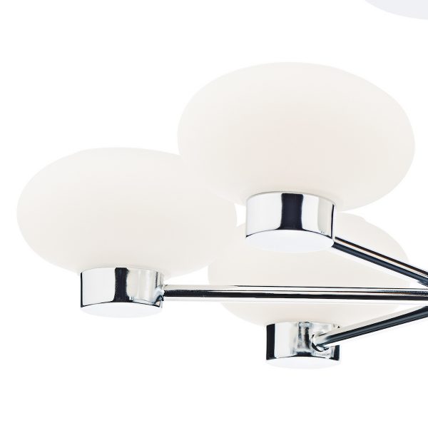System 6 Light Semi Flush Polished Chrome - Image 3