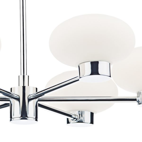 System 6 Light Semi Flush Polished Chrome - Image 4