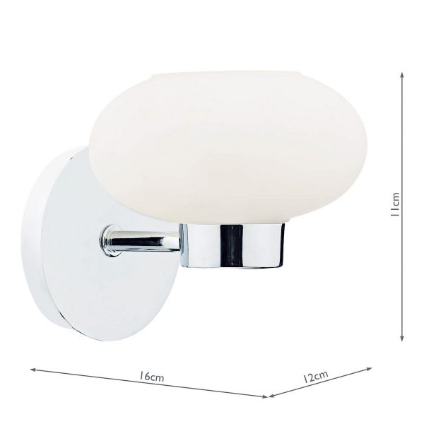 System Single Wall Bracket Polished Chrome - Image 4