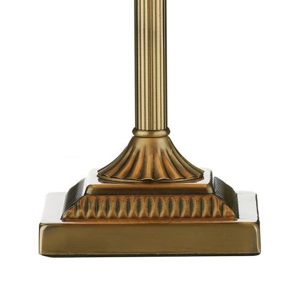 Taylor Table Lamp Antique Brass With Shade - Image 2
