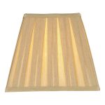 Taylor Gold Faux Silk Tapered Square Shade 22cm