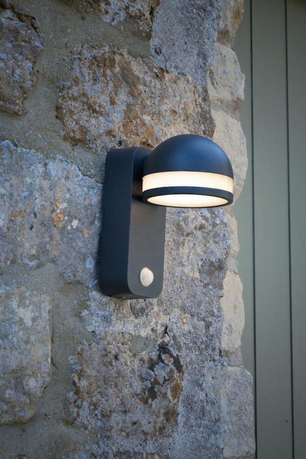Tien Outdoor Wall Light Adjustable Head Anthracite Sensor IP65 LED - Image 4