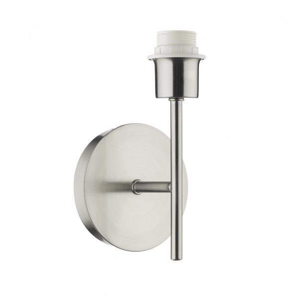Tuscan Single Wall Bracket Base Only Satin Chrome - Image 3