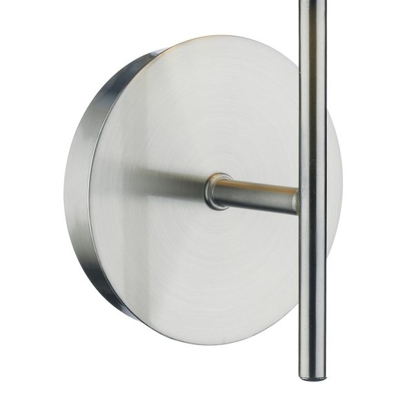 Tuscan Single Wall Bracket Base Only Satin Chrome - Image 4