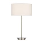 Tuscan Table Lamp Satin Chrome Base Only