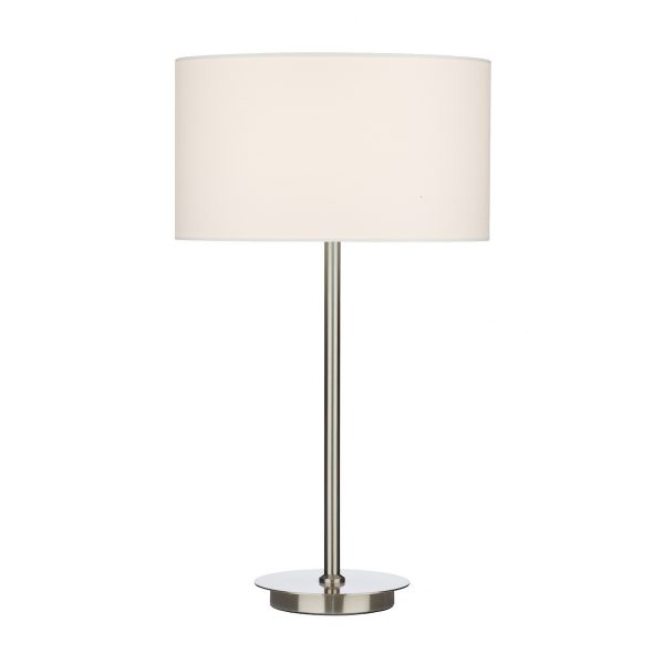 Tuscan Table Lamp Satin Chrome Base Only