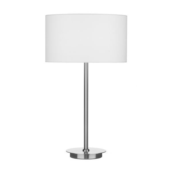 Tuscan Table Lamp Satin Chrome Base Only - Image 2