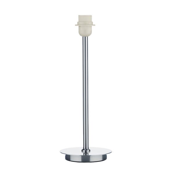 Tuscan Table Lamp Satin Chrome Base Only - Image 3