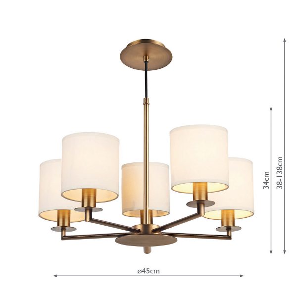 Tyler 5lt Pendant Bronze Fitting Only - Image 4