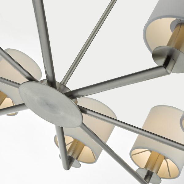 Tyler 8lt Pendant Satin Nickel Fitting Only - Image 3