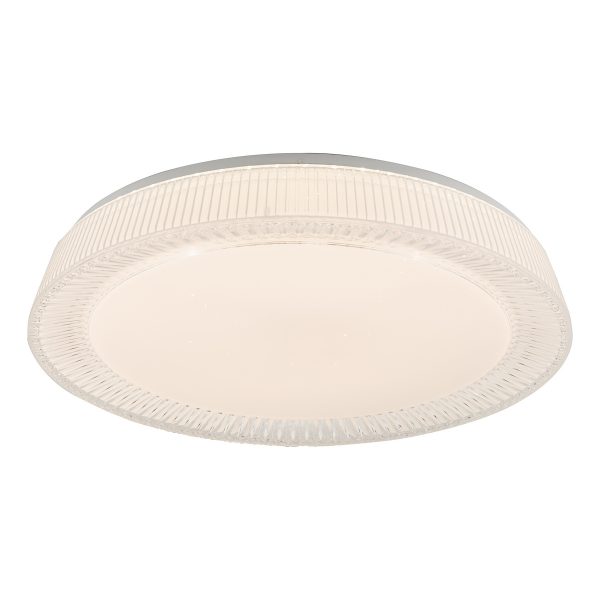Udell Flush Faceted Acrylic LED