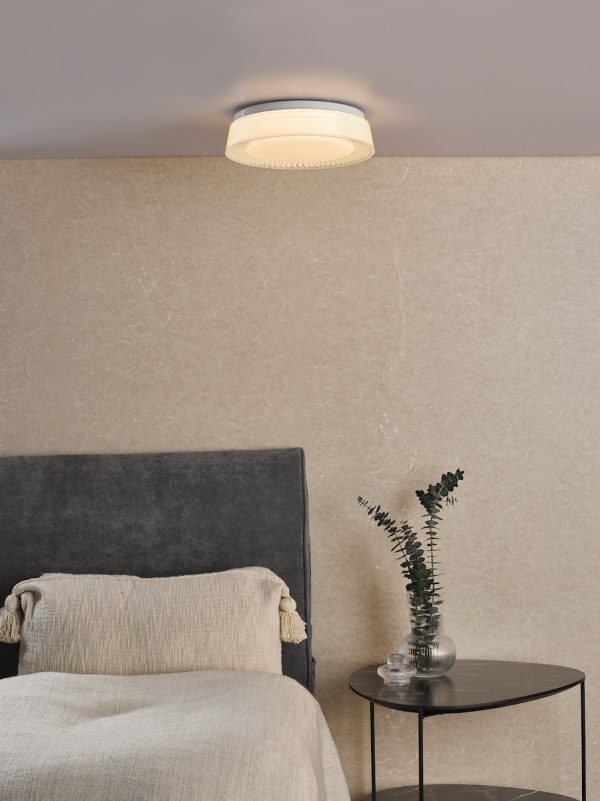 Udell Flush White Acrylic LED - Image 4