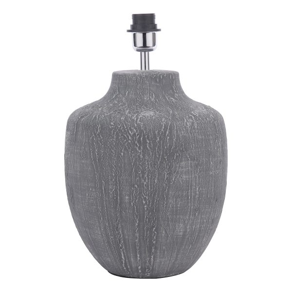 Udine Table Lamp Textured Grey Base Only - Image 4