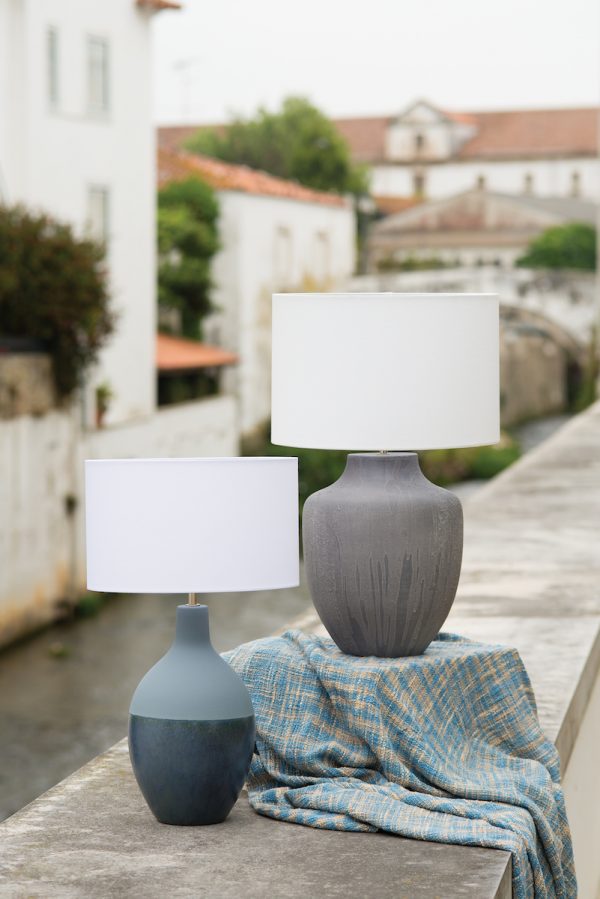 Udine Table Lamp Textured Grey Base Only - Image 5