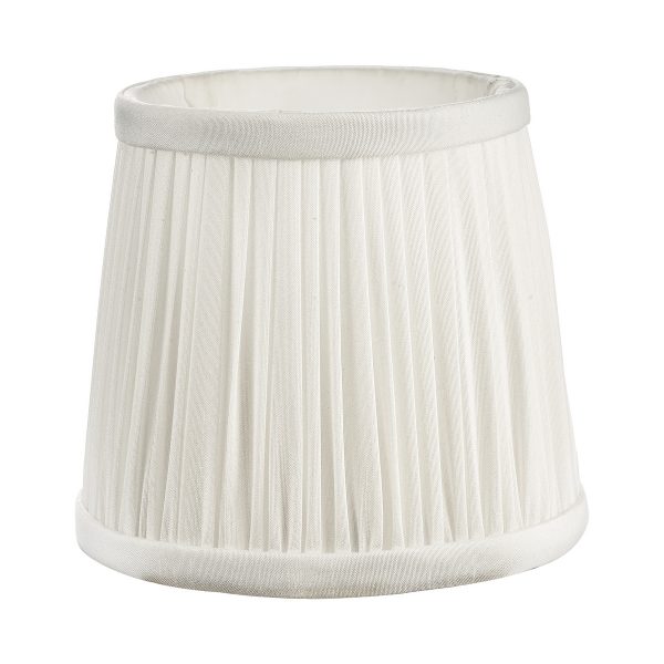 Ulyana Ivory Faux Silk Pleated Shade 14cm - Image 2