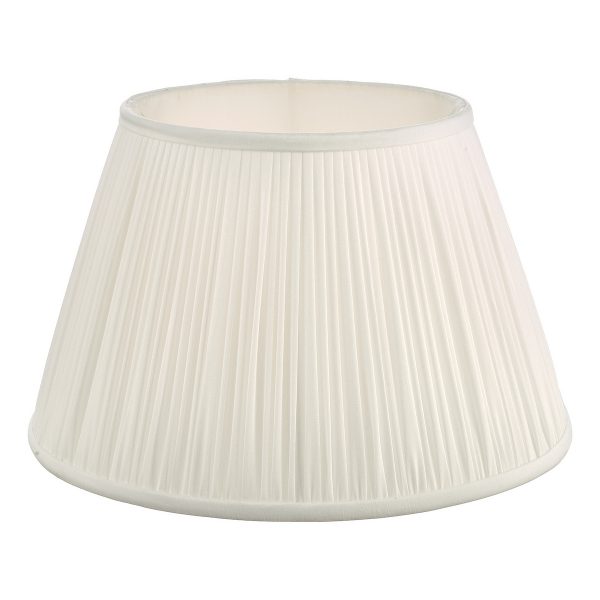 Ulyana Ivory Faux Silk Pleated Shade 35cm