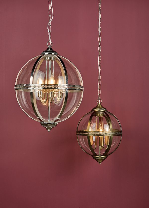 Vanessa 5 Light Pendant Polished Nickel And Clear - Image 3