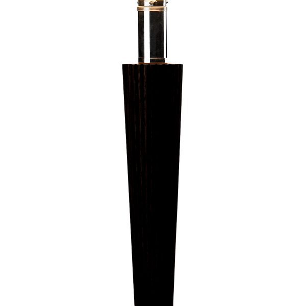 Viking Table Lamp Polished Chrome Black With Shade - Image 3