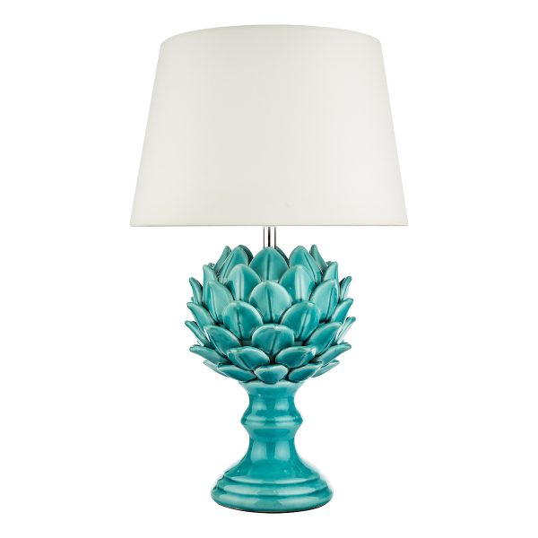 Violetta Table Lamp Blue Ceramic Base Only - Image 2