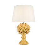 Violetta Table Lamp Yellow Ceramic Base Only