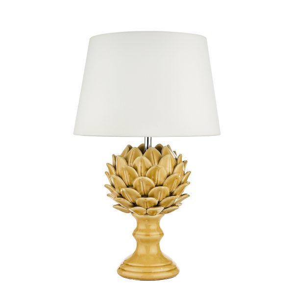 Violetta Table Lamp Yellow Ceramic Base Only - Image 2