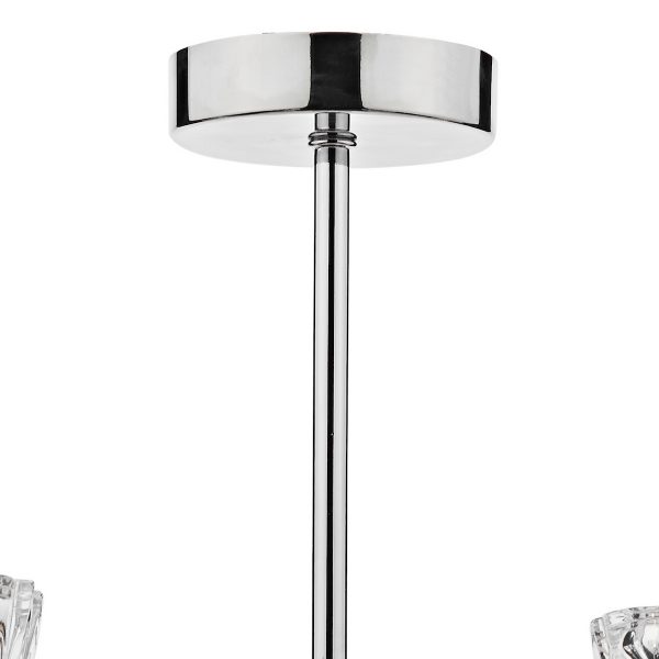 Vito 5 Light Semi Flush Polished Chrome - Image 2