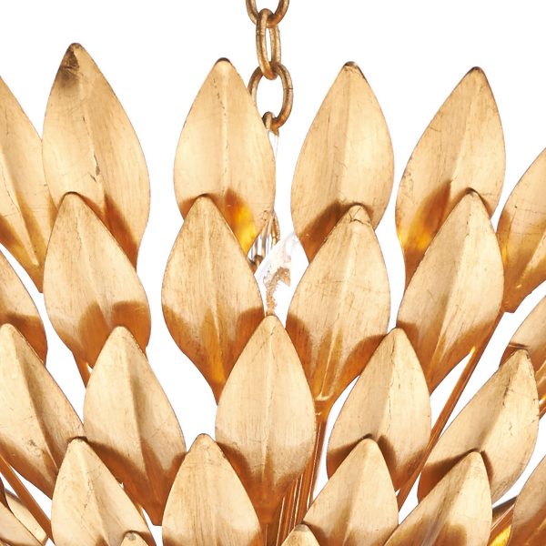 Volcano 5 Light Pendant Gold - Image 5