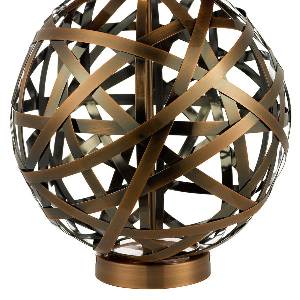 Voyage Table Lamp Antique Copper With Shade - Image 2
