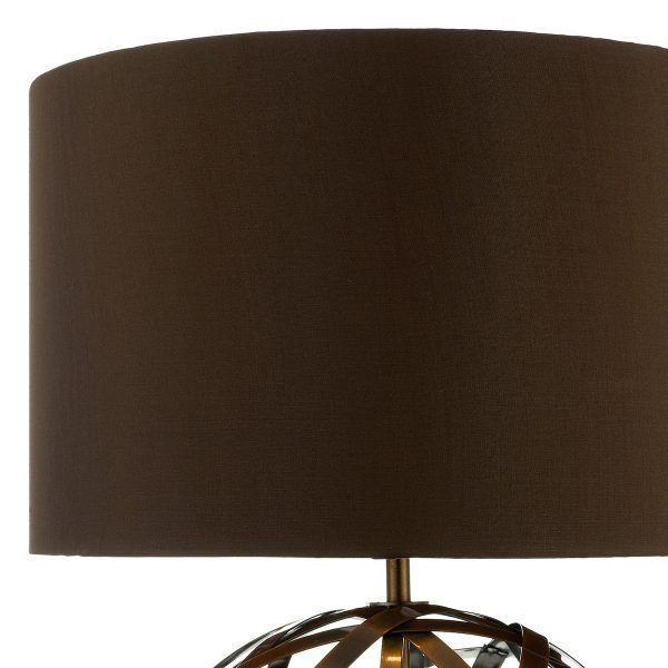 Voyage Table Lamp Antique Copper With Shade - Image 3