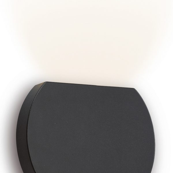 Vulcan Outdoor Wall Light Dark Grey IP44 LED - Image 3