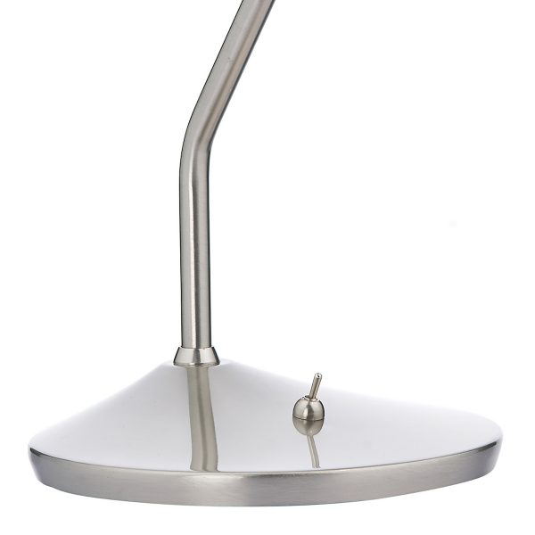 Wellington Task Table Lamp Satin Chrome LED - Image 2