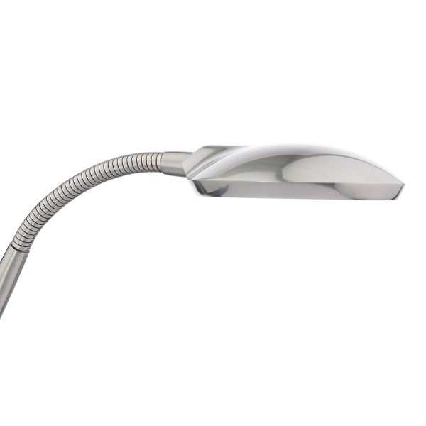 Wellington Task Table Lamp Satin Chrome LED - Image 3