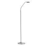Wellington Task Floor Lamp Satin Chrome LED