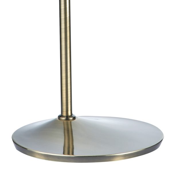 Wellington Task Floor Lamp Antique Brass LED - Image 4