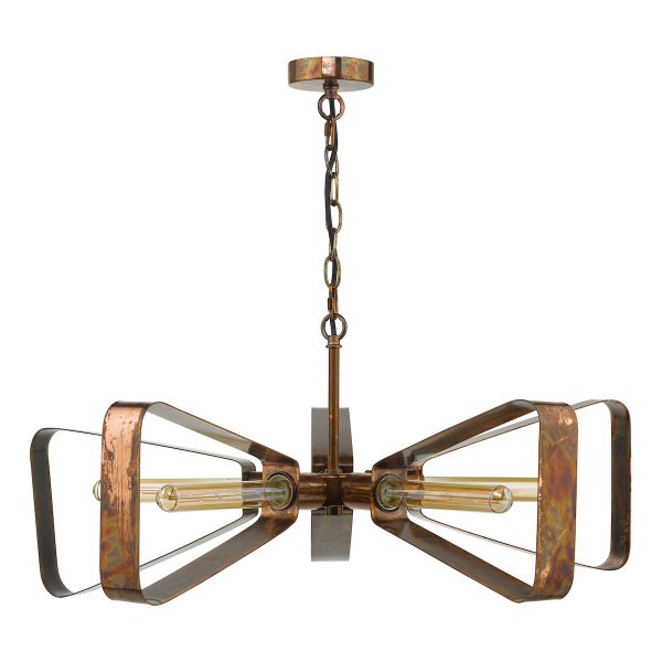 Yavanna Industrial 5 Light Pendant Oiled Copper - Image 2