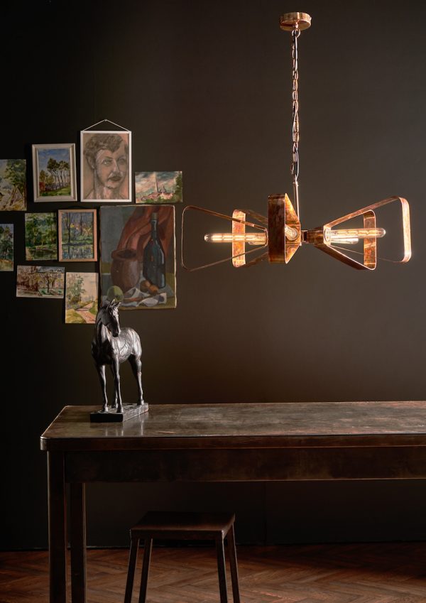 Yavanna Industrial 5 Light Pendant Oiled Copper - Image 6