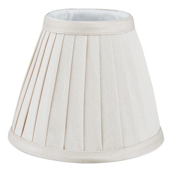 Yovanna Ivory Faux Silk Pleated Shade 15cm